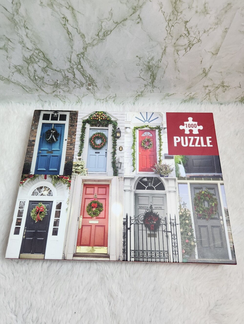 Christmas Doors 1000 Piece Puzzle